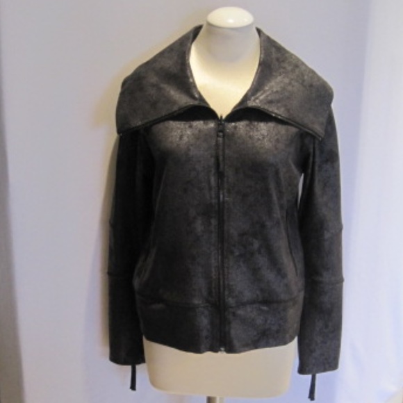 *Host Pick*  NEW BALANCE Shadow Faux Leather Jacket - Picture 3 of 11